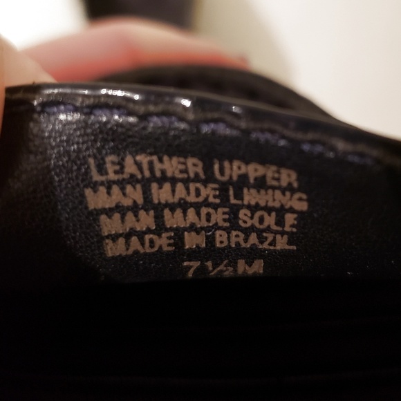 Gianni Bini Black Patent Leather Loafers Size 7.5 - Picture 6 of 7